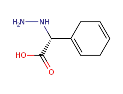 (R)(-)-α-Hydrazino-1,4-cyclohexadien-1-yl-essigsaeure
